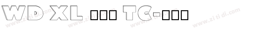 WD XL 滑油字 TC字体转换